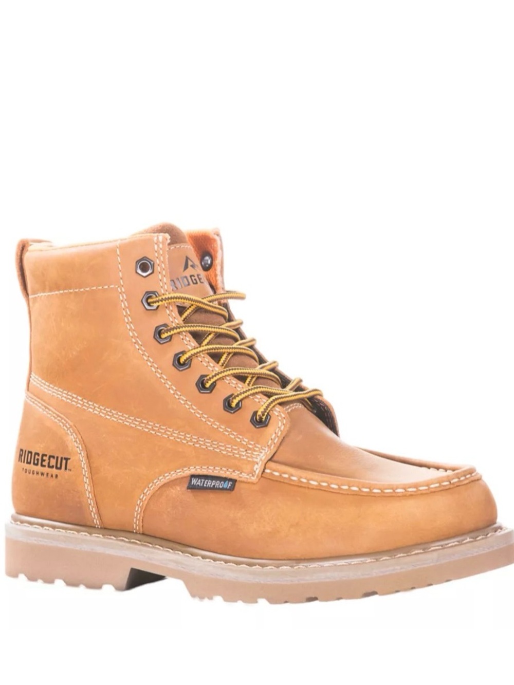 Men's Tan Waterproof Work Boot